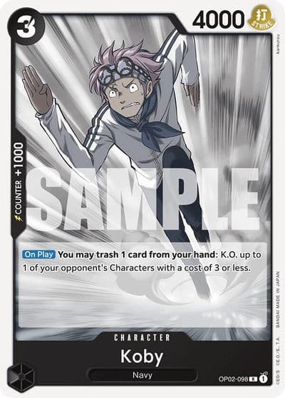 Koby Starter Deck 19: BLACK Smoker One Piece card