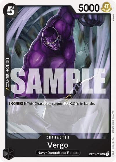 Vergo Starter Deck 19: BLACK Smoker One Piece card