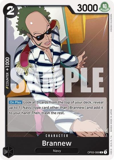 Brannew Starter Deck 19: BLACK Smoker One Piece card
