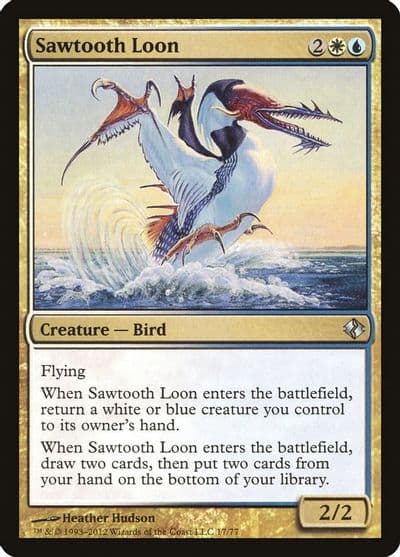 Sawtooth Loon Duel Decks: Venser vs. Koth Magic card