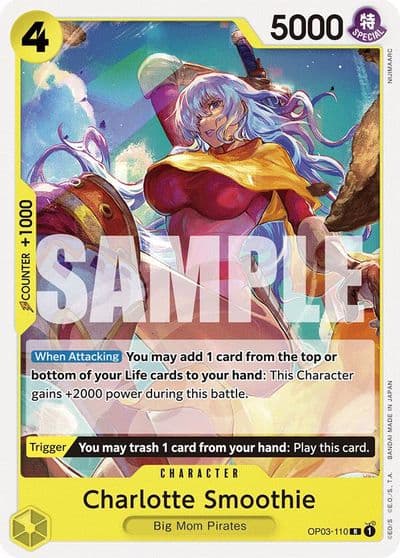 Charlotte Smoothie Starter Deck 20: YELLOW Charlotte Katakuri One Piece card