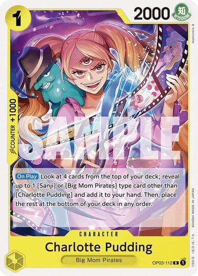Charlotte Pudding OP03 112 Starter Deck 20: YELLOW Charlotte Katakuri One Piece card