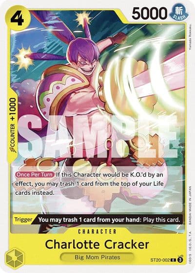Charlotte Cracker Starter Deck 20: YELLOW Charlotte Katakuri One Piece card