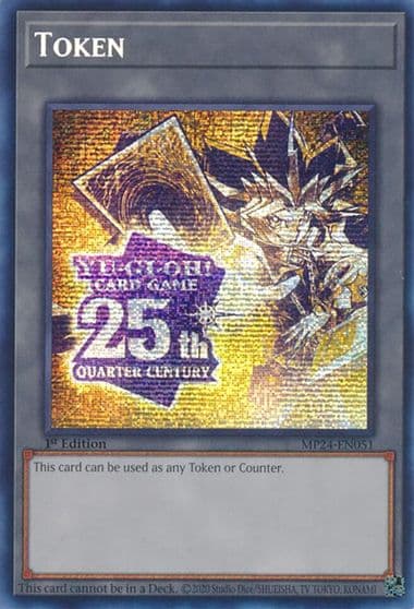 Token Yugi MP24 EN051 25th Anniversary Tin: Dueling Mirrors Yu-Gi-Oh! card