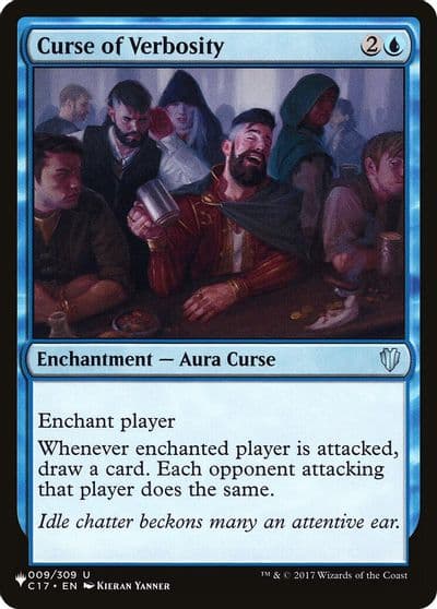 Curse of Verbosity The List Reprints Magic card