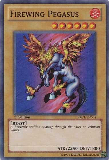 Firewing Pegasus 2012 Premium Collection Tin Yu-Gi-Oh! card