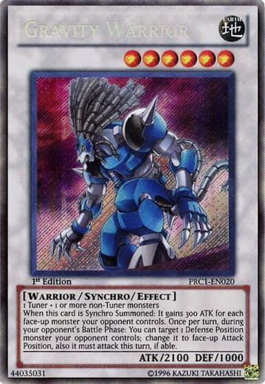 Gravity Warrior 2012 Premium Collection Tin Yu-Gi-Oh! card