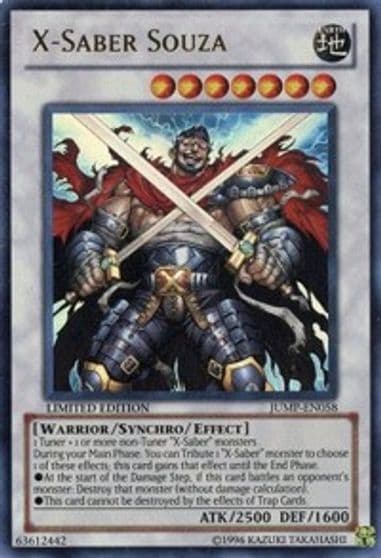 X Saber Souza Shonen Jump Magazine Promos Yu-Gi-Oh! card