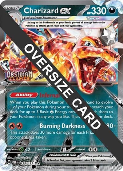 Charizard ex Jumbo Cards Pokemon card