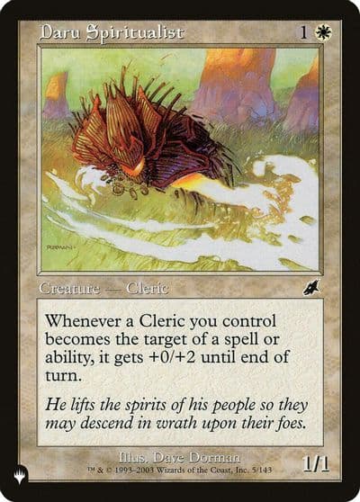 Daru Spiritualist The List Reprints Magic card