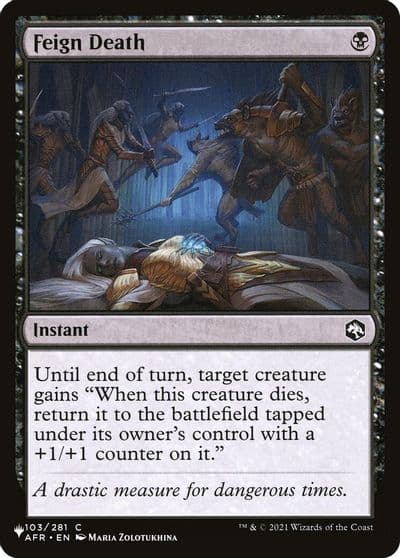 Feign Death The List Reprints Magic card