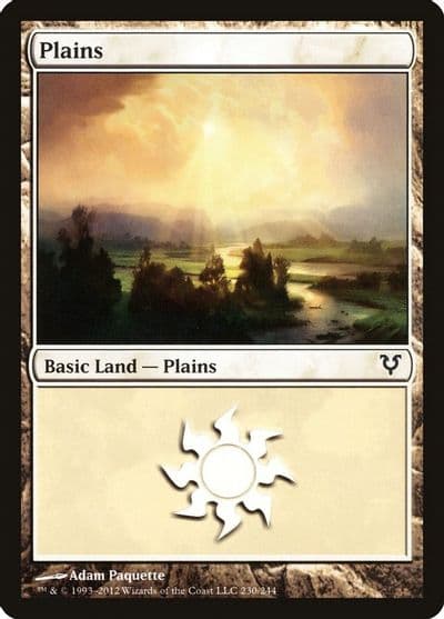 Plains 230 Avacyn Restored Magic card