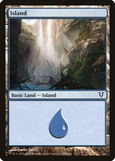 Island 233 Avacyn Restored Magic card
