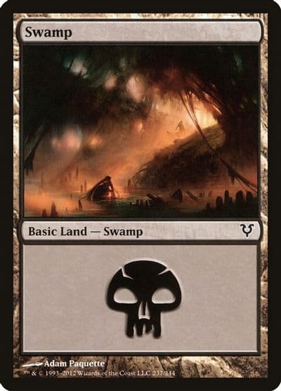 Swamp 237 Avacyn Restored Magic card