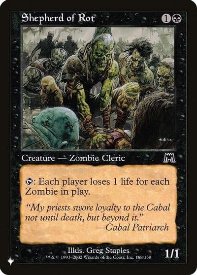 Shepherd of Rot The List Reprints Magic card