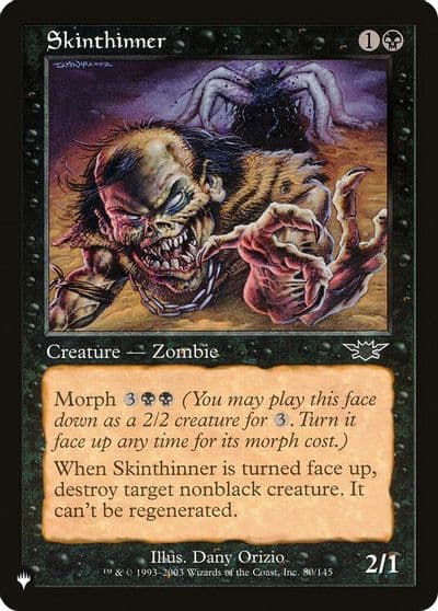 Skinthinner The List Reprints Magic card