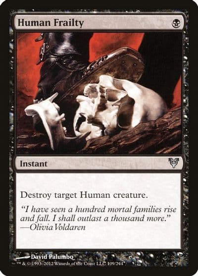 Human Frailty Avacyn Restored Magic card