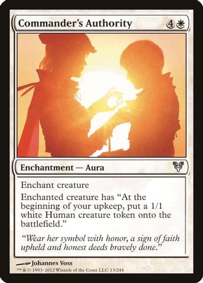 Commanders Authority Avacyn Restored Magic card