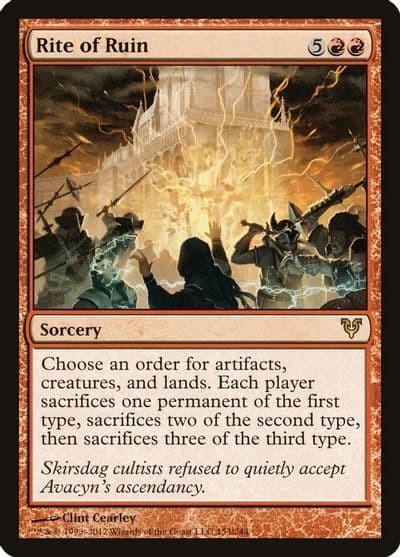 Rite of Ruin Avacyn Restored Magic card