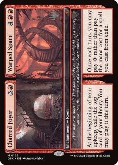Charred Foyer Warped Space Promo Pack: Duskmourn: House of Horror Magic card