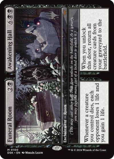 Funeral Room Awakening Hall Promo Pack: Duskmourn: House of Horror Magic card