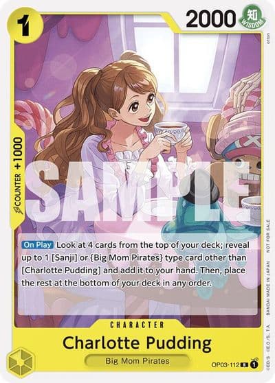 Charlotte Pudding Tournament Pack 2024 Oct Dec One Piece Promotion Cards One Piece card