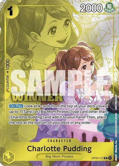 Charlotte Pudding Winner Pack 2024 Oct Dec One Piece Promotion Cards One Piece card