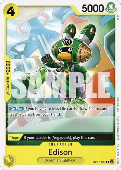 Edison Tournament Pack 2024 Oct Dec One Piece Promotion Cards One Piece card