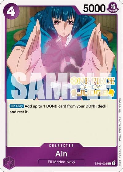 Ain Judge Pack Vol 4 One Piece Promotion Cards One Piece card