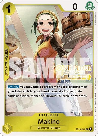 Makino Judge Pack Vol 4 One Piece Promotion Cards One Piece card
