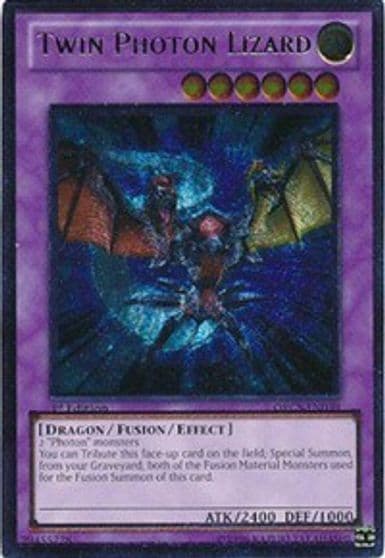 Twin Photon Lizard UTR Order of Chaos Yu-Gi-Oh! card