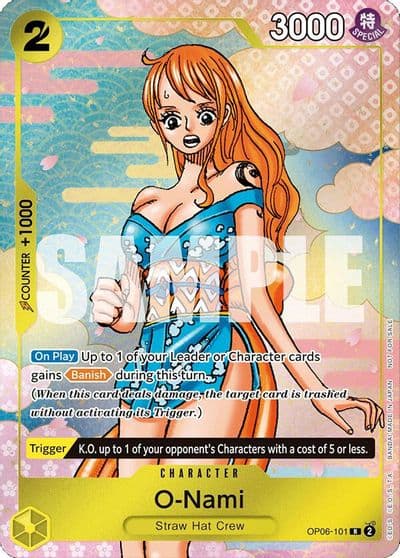 O Nami Event Pack Vol 5 One Piece Promotion Cards One Piece card