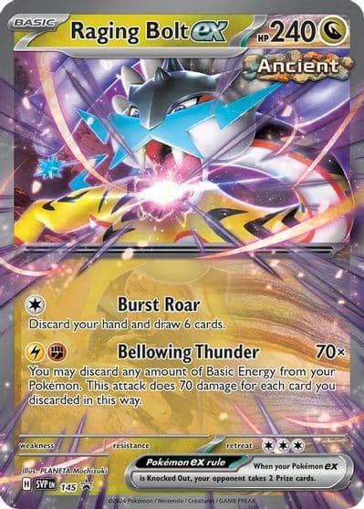Raging Bolt ex - 145 SV: Scarlet & Violet Promo Cards Pokemon card