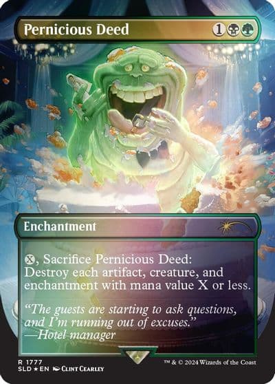Pernicious Deed Rainbow Foil Secret Lair Drop Series Magic card
