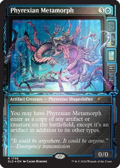 Phyrexian Metamorph Rainbow Foil Secret Lair Drop Series Magic card