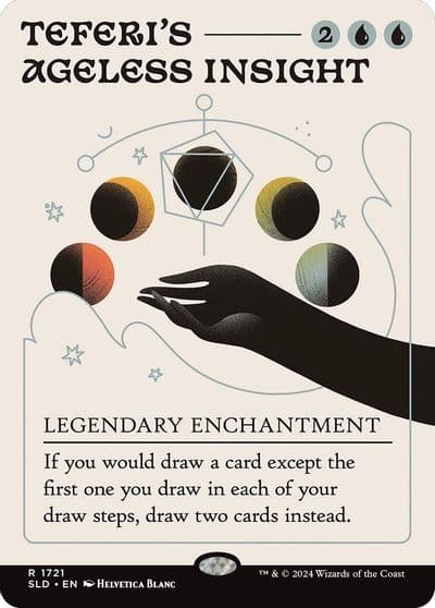 Teferis Ageless Insight Secret Lair Drop Series Magic card