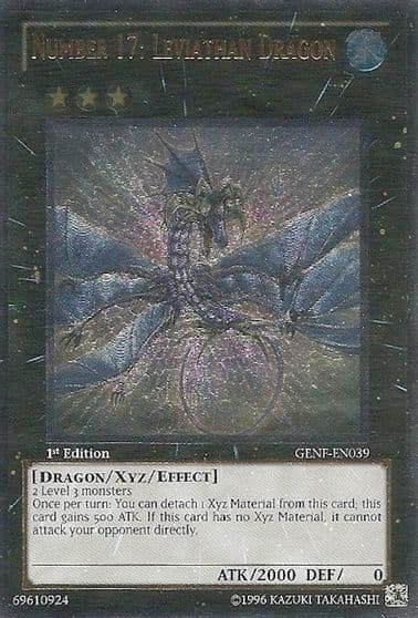 Number 17 Leviathan Dragon UTR Generation Force Yu-Gi-Oh! card