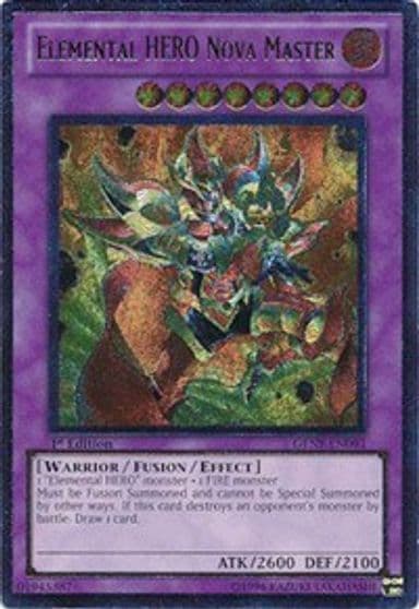 Elemental HERO Nova Master UTR Generation Force Yu-Gi-Oh! card