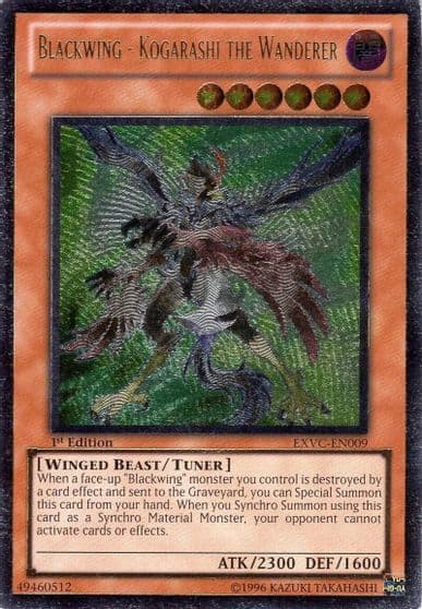 Blackwing Kogarashi the Wanderer UTR Extreme Victory Yu-Gi-Oh! card