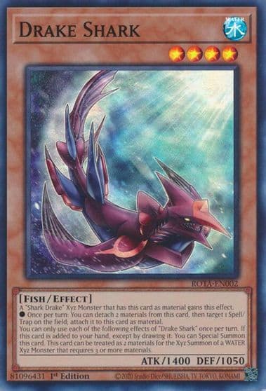 Drake Shark Rage of the Abyss Yu-Gi-Oh! card
