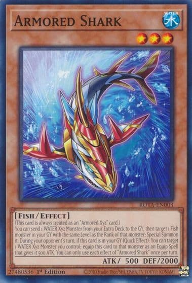 Armored Shark Rage of the Abyss Yu-Gi-Oh! card