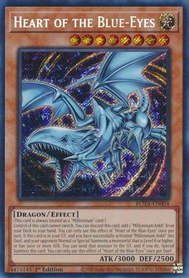 Heart of the Blue Eyes Rage of the Abyss Yu-Gi-Oh! card