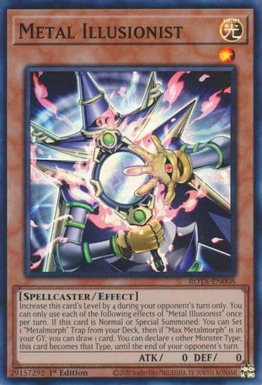 Metal Illusionist Rage of the Abyss Yu-Gi-Oh! card