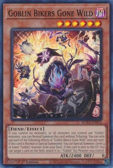 Goblin Bikers Gone Wild Rage of the Abyss Yu-Gi-Oh! card