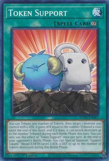 Token Support Rage of the Abyss Yu-Gi-Oh! card