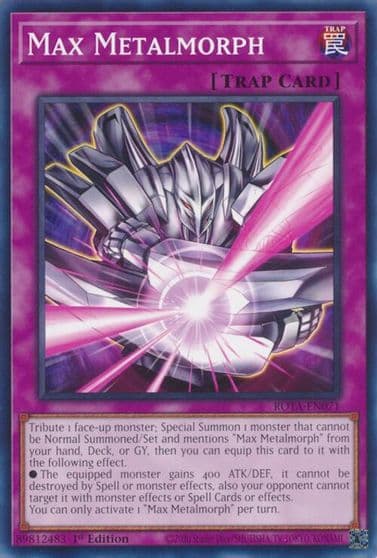 Max Metalmorph Rage of the Abyss Yu-Gi-Oh! card