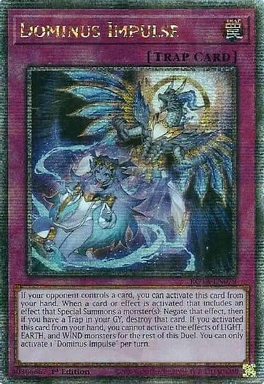 Dominus Impulse Quarter Century Secret Rare Rage of the Abyss Yu-Gi-Oh! card