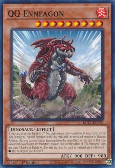 QQ Enneagon Rage of the Abyss Yu-Gi-Oh! card
