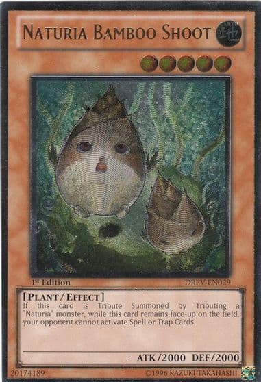 Naturia Bamboo Shoot UTR Duelist Revolution Yu-Gi-Oh! card