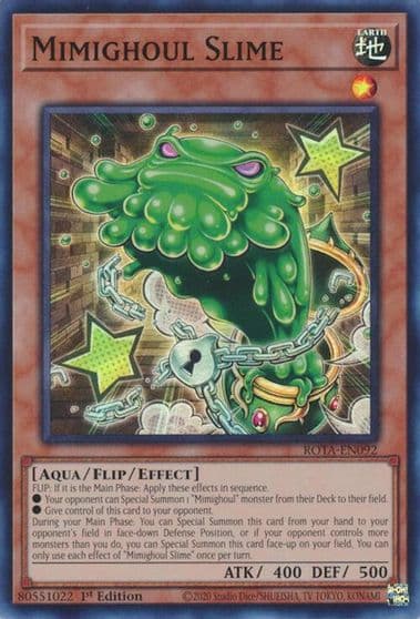 Mimighoul Slime Rage of the Abyss Yu-Gi-Oh! card